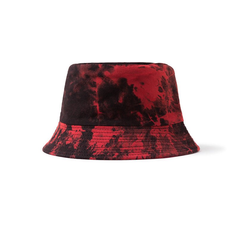 Irregular Tie-dye Potted Hat Men's Fisherman Hat Double-sided Wearable Hat Fedoras Hat - Urban Caps