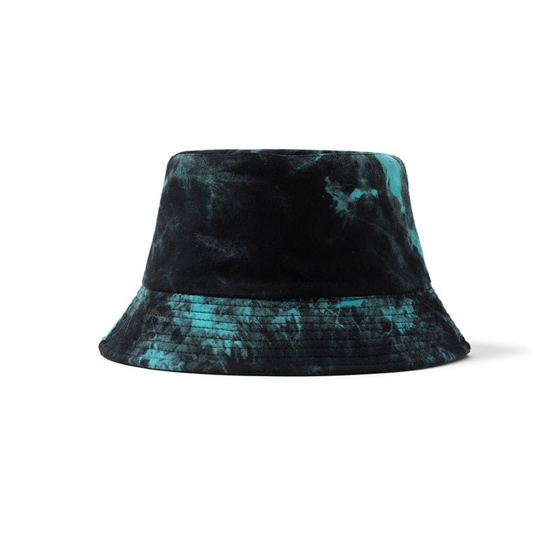 Irregular Tie-dye Potted Hat Men's Fisherman Hat Double-sided Wearable Hat Fedoras Hat - Urban Caps