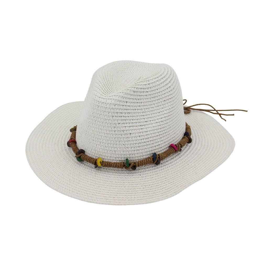Jazz Sun Hat SpringSummer New Hat Female Beach Sun Protection Top Hat - Urban Caps