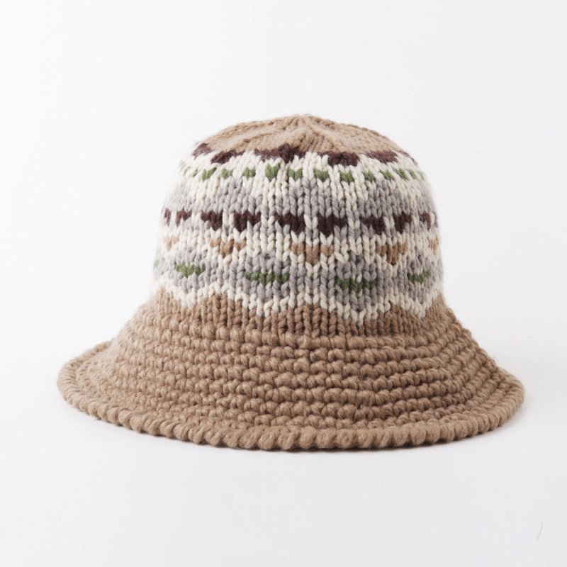 Knitting Bucket Hat Fishing Outdoor Panama Hip Hop Bucket Hat - Urban Caps