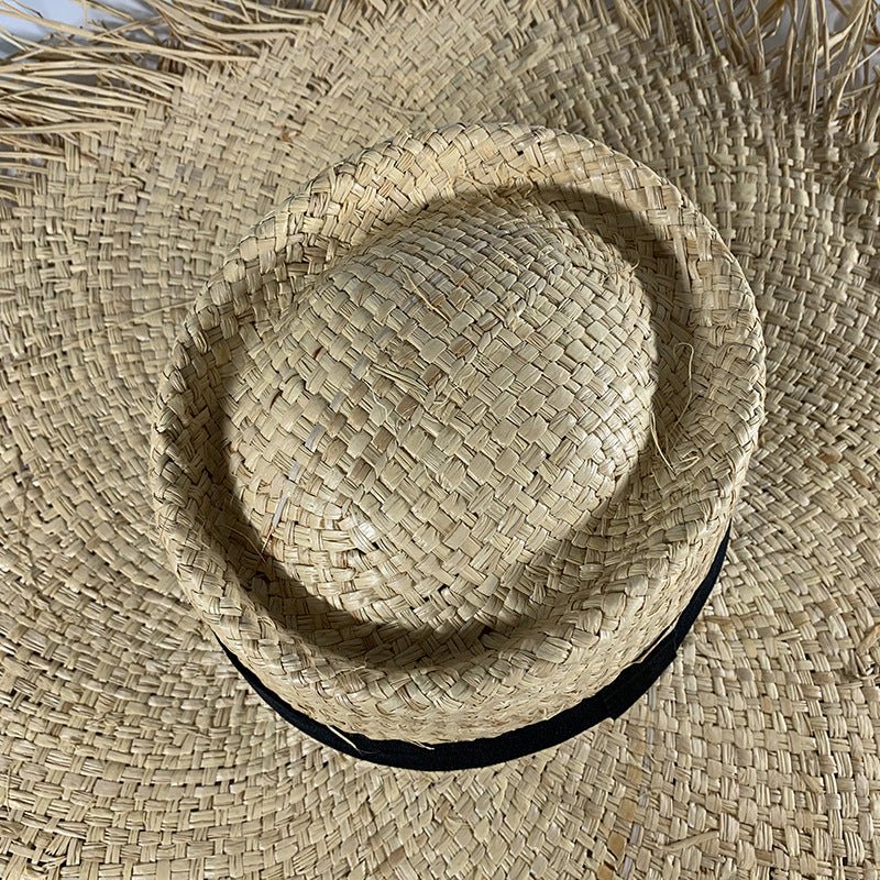 Ladies Big Brim Straw Hat - Urban Caps