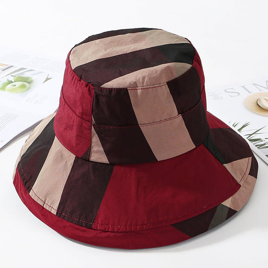 Large Eaves Sun Shade Simple And Fashionable Foldable Bowler Hat - Urban Caps