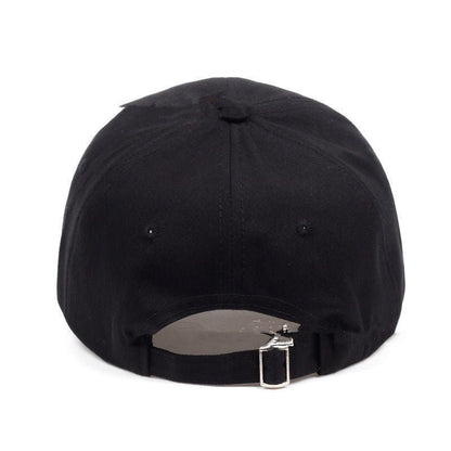 Letter Embroidered Visor Cap - Urban Caps