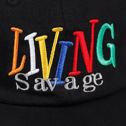 Letter Embroidered Visor Cap - Urban Caps