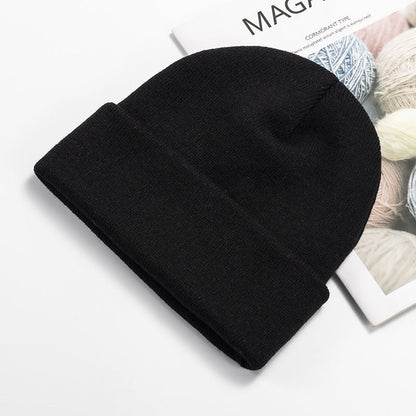Light Board Knitted Hat Solid Color Beanies - Urban Caps