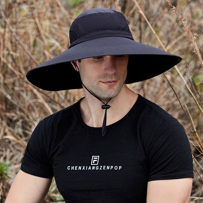 Men's Big Brim Bucket Hat - Urban Caps