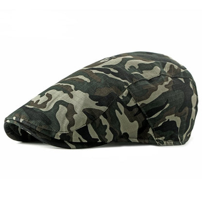 Men's Camouflage Military Cap Flat Cap - Urban Caps