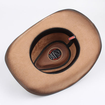 Men's Hat Spring Western Fedoras Hat - Urban Caps