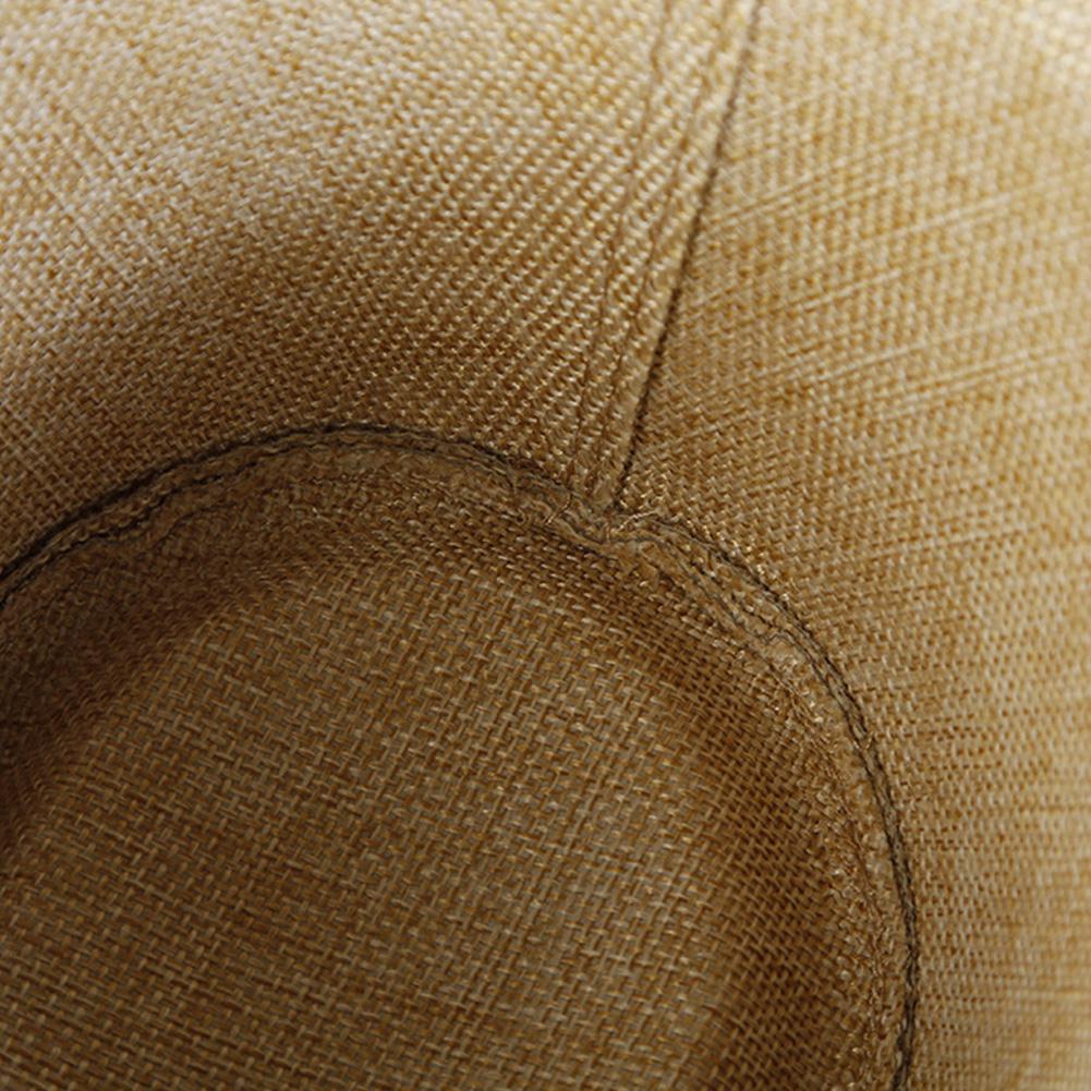 Men's linen Solid Color Cool Fedoras Hat - Urban Caps