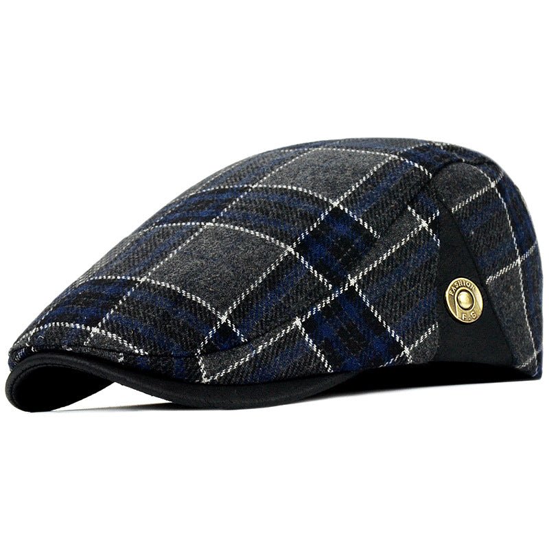 Men's Woolen cap Flat Cap - Urban Caps