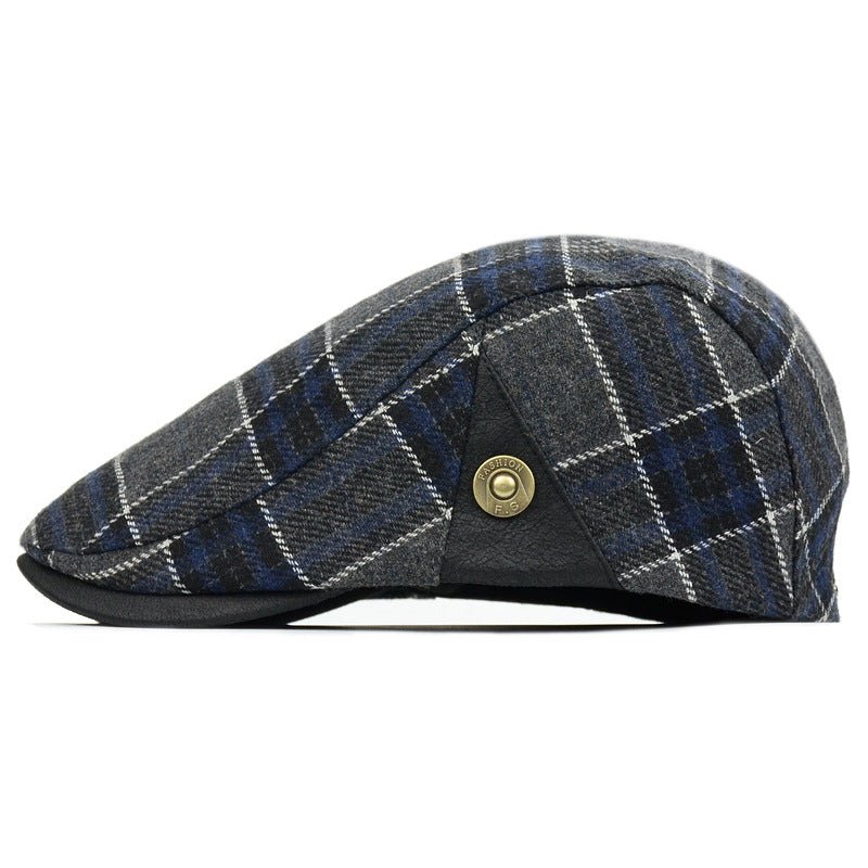 Men's Woolen cap Flat Cap - Urban Caps