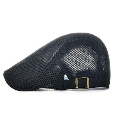 Mesh Adjustable Newsboy Beret Ivy Flat Cap - Urban Caps