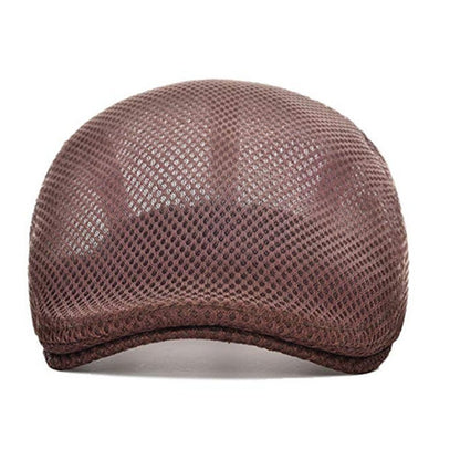 Mesh Adjustable Newsboy Beret Ivy Flat Cap - Urban Caps