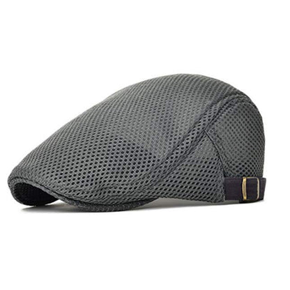 Mesh Adjustable Newsboy Beret Ivy Flat Cap - Urban Caps