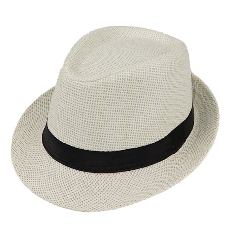 Monofilament Straw Hat Fedoras Hat - Urban Caps