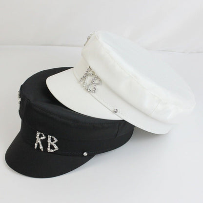 Navy Hat Fashion Outdoor Newspaper Boy Kids Hat - Urban Caps