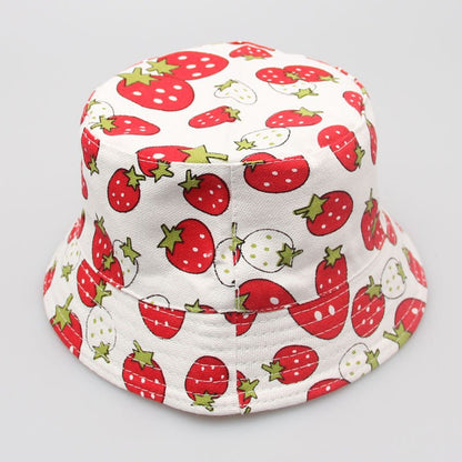 New Children's Flower Sun Casual Bucket Hat - Urban Caps