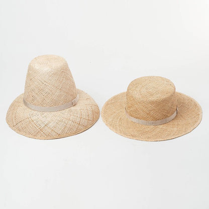 New Fashion High Top Treasure Grass Big Brim Straw Hat Outdoor Travel Hat - Urban Caps