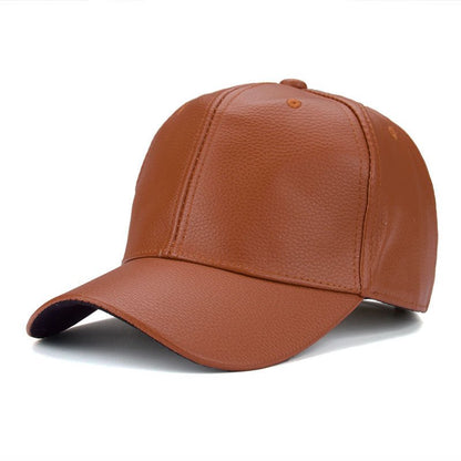 New Fashion PU black Baseball Cap Snapback Cap - Urban Caps