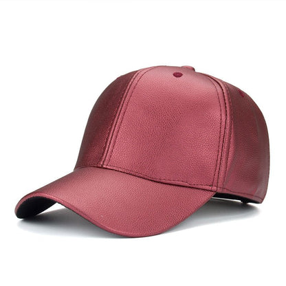 New Fashion PU black Baseball Cap Snapback Cap - Urban Caps