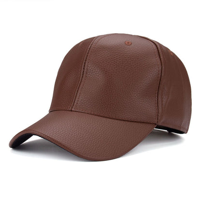 New Fashion PU black Baseball Cap Snapback Cap - Urban Caps