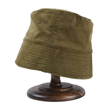 New Niche Designer Bell Corduroy Bucket Hat - Urban Caps