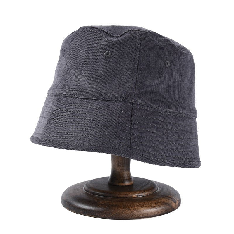 New Niche Designer Bell Corduroy Bucket Hat - Urban Caps