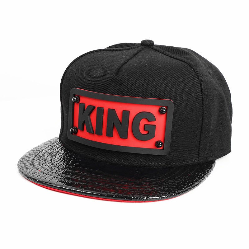 New Rubber Label KING Letters Baseball Cap - Urban Caps