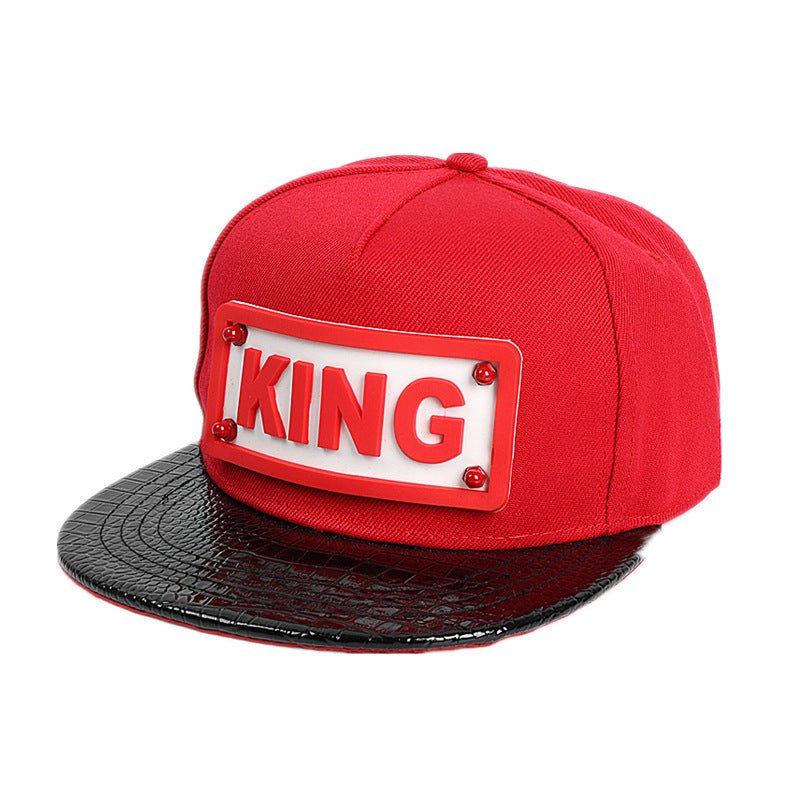 New Rubber Label KING Letters Baseball Cap - Urban Caps