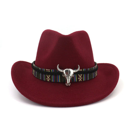 New Woolen Western Cowboy Hat - Urban Caps