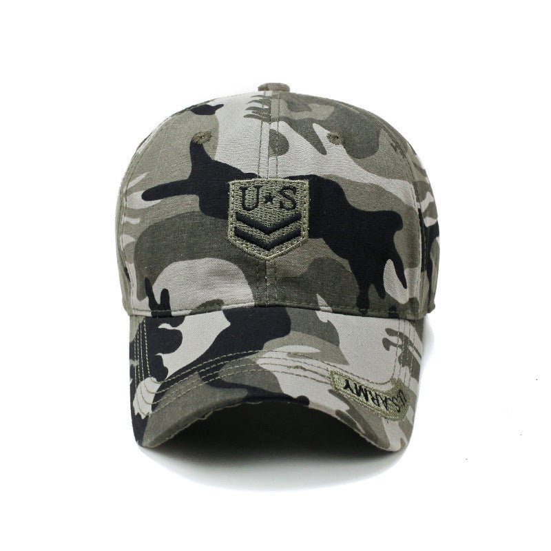 Outdoor camouflage embroidered sunshade baseball cap - Urban Caps