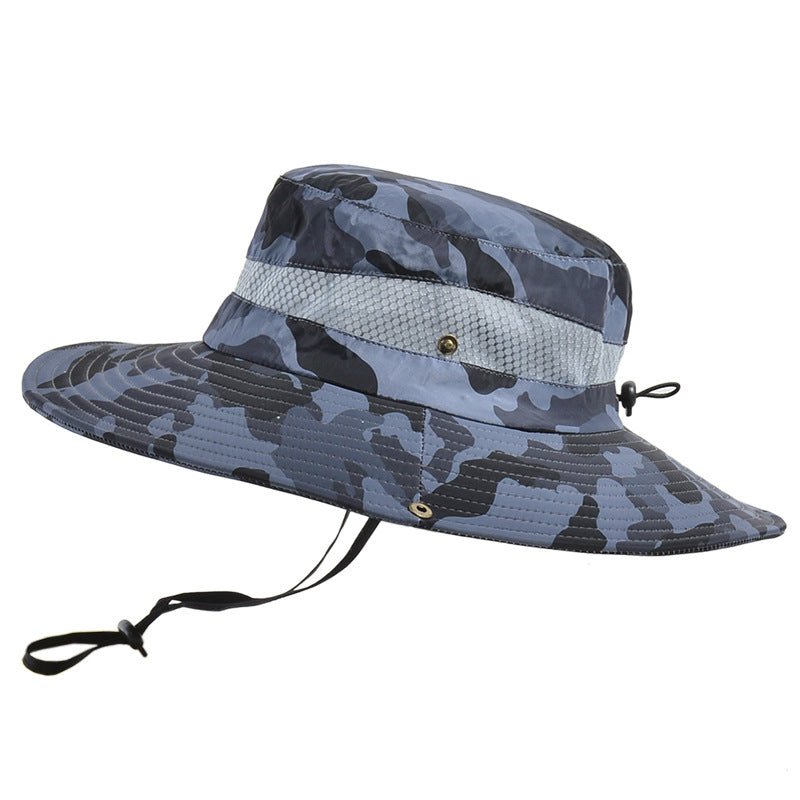 Outdoor Fisherman Hat Casual Jungle Round Brim Fedoras Hat - Urban Caps
