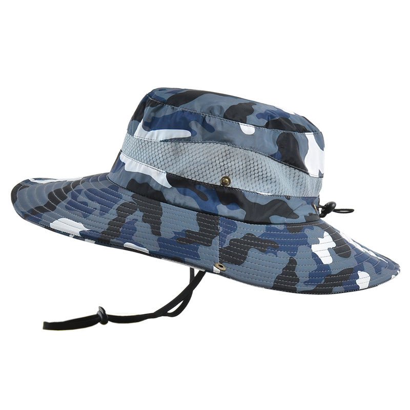 Outdoor Fisherman Hat Casual Jungle Round Brim Fedoras Hat - Urban Caps