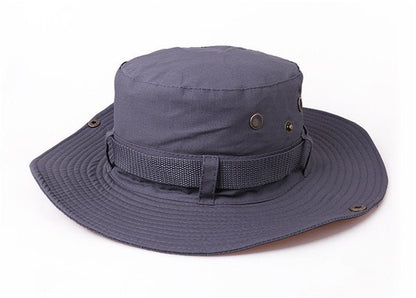 Outdoor Hat Round Side Sunshade Anti-ultraviolet Fishing Hat Fedoras Hat - Urban Caps