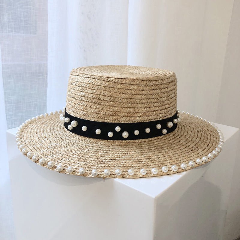 Pearl Straw Hat - Urban Caps