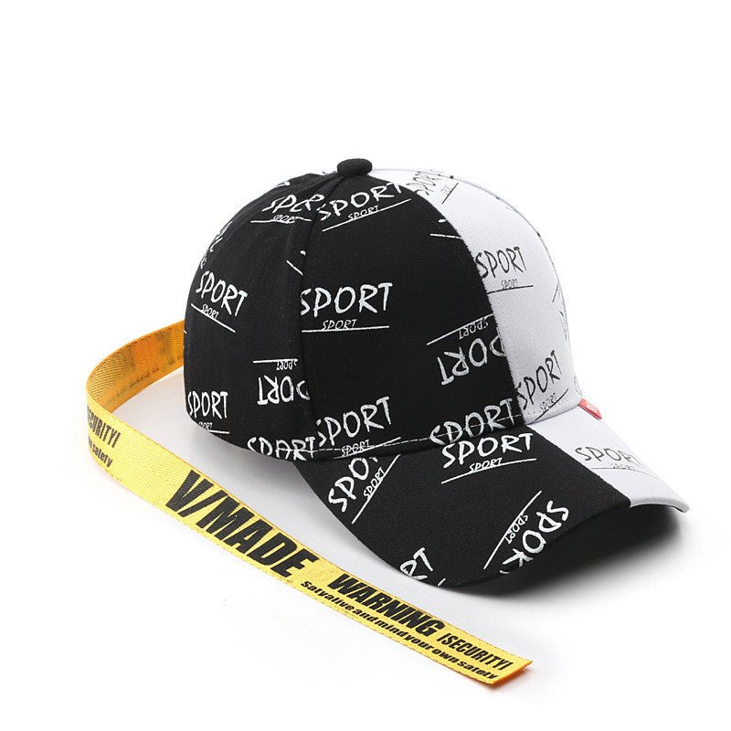 Personalized Graffiti Printed Curved Brim Baseball Cap - Urban Caps