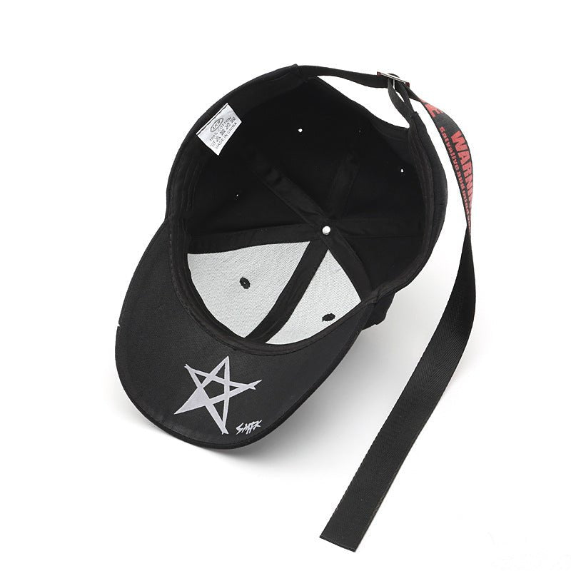 Personalized Graffiti Printed Curved Brim Baseball Cap - Urban Caps