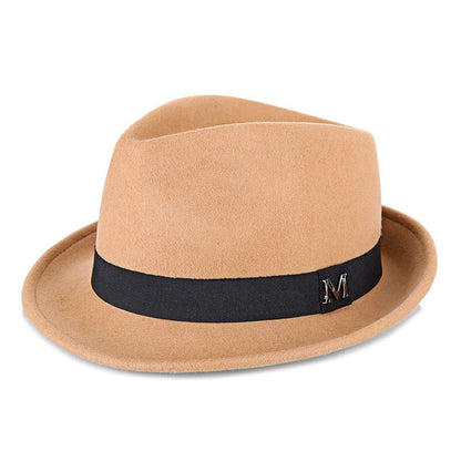 Pure Wool Green Fedoras Hat - Urban Caps
