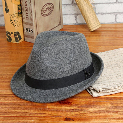 Pure Wool Green Fedoras Hat - Urban Caps