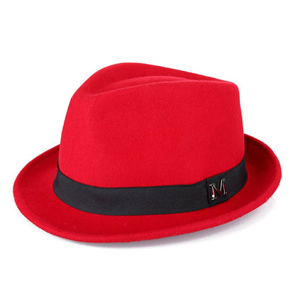 Pure Wool Green Fedoras Hat - Urban Caps