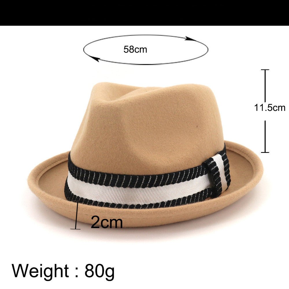 Pure Wool Top Hat Bowler Hat - Urban Caps