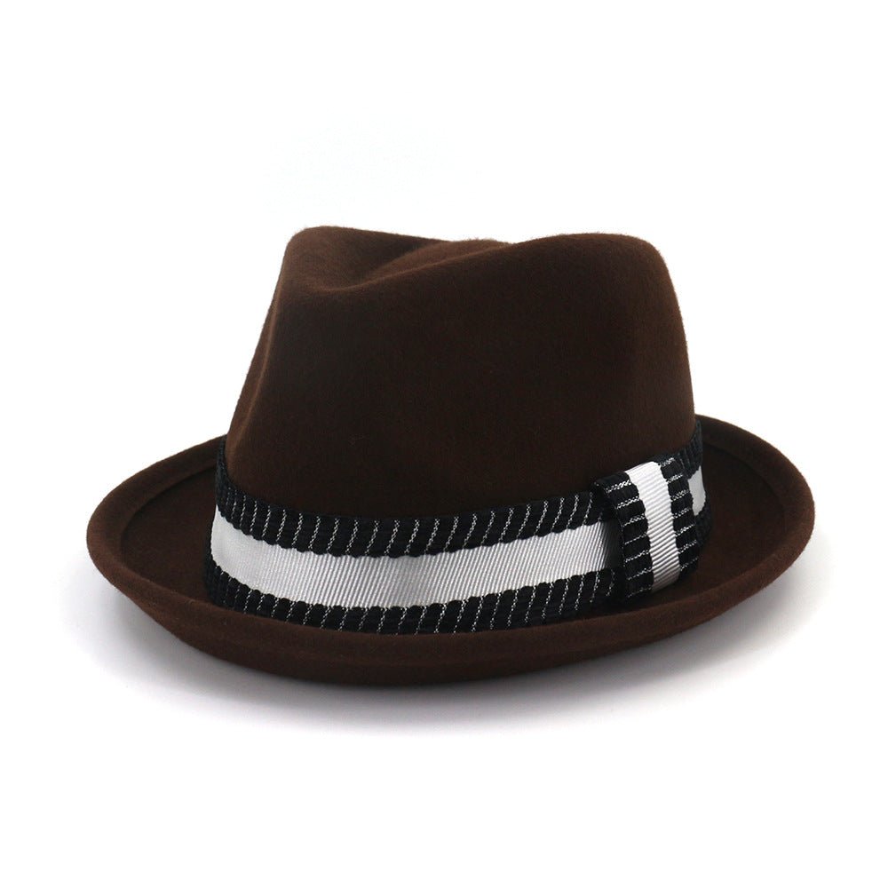 Pure Wool Top Hat Bowler Hat - Urban Caps