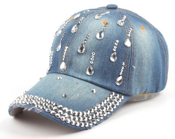 Raindrops With Diamonds And Diamonds Fashion Outdoor Cap Baseball Cap - Urban Caps