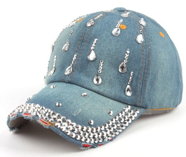 Raindrops With Diamonds And Diamonds Fashion Outdoor Cap Baseball Cap - Urban Caps