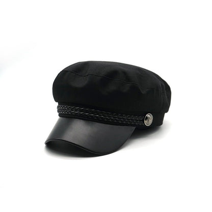 Retro Borderless Sports Flat Top Beret Flat Cap - Urban Caps