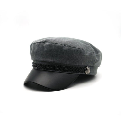 Retro Borderless Sports Flat Top Beret Flat Cap - Urban Caps