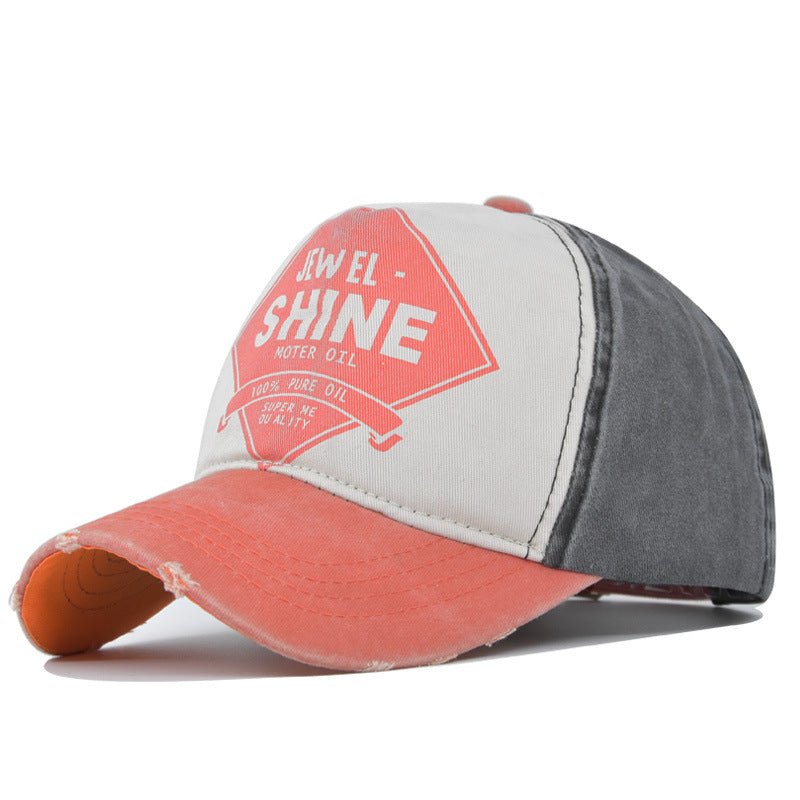 Retro Cap Contrast Color Baseball Cap - Urban Caps