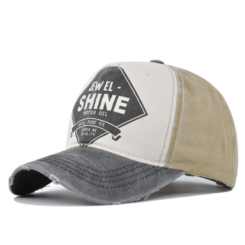 Retro Cap Contrast Color Baseball Cap - Urban Caps