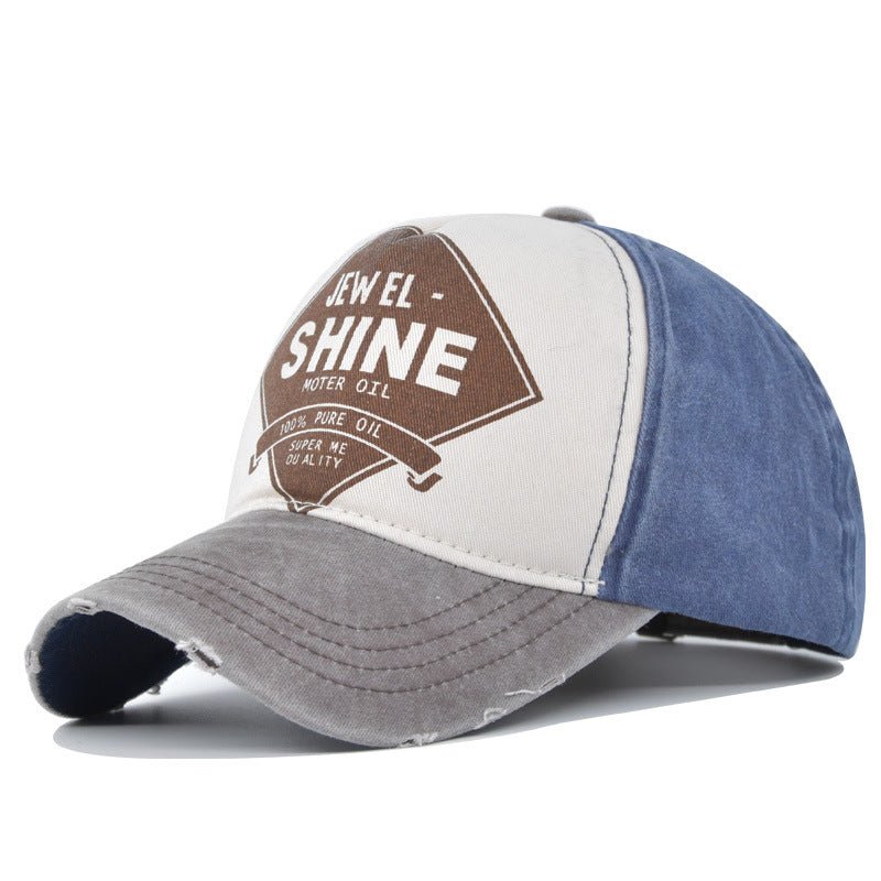 Retro Cap Contrast Color Baseball Cap - Urban Caps