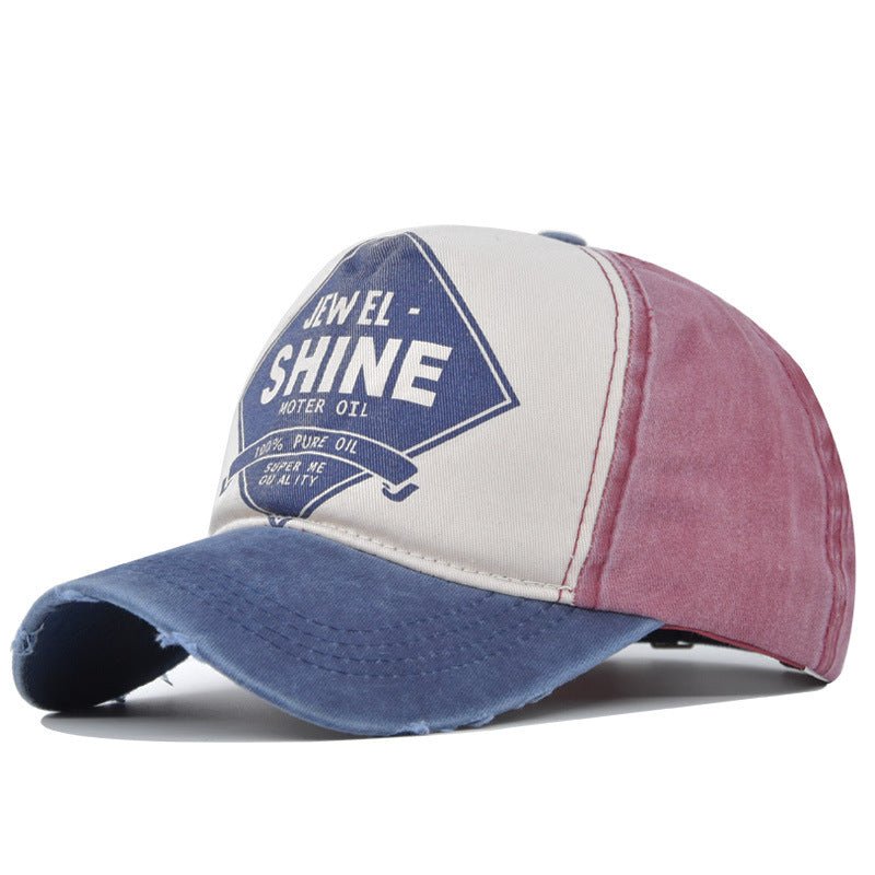 Retro Cap Contrast Color Baseball Cap - Urban Caps
